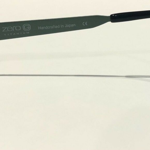 ZERO G GREENWICH VILLAGE Eyeglasses Titanium Eye Glasses Black-Mint - Picture 5 of 8